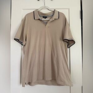Ben Sherman Men's Beige Polo Shirt size xl
